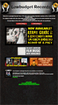 Mobile Screenshot of lowbudgetrecords.com